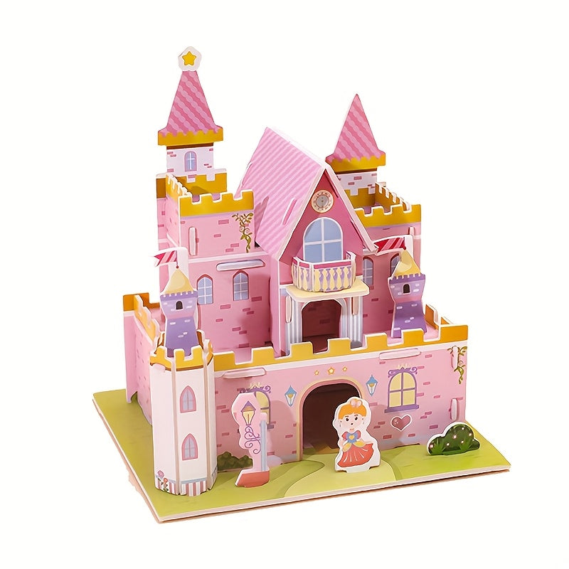Creative 3D Model Puzzle Dream Castle DIY Toy Fun Gift Christmas Thanksgiving