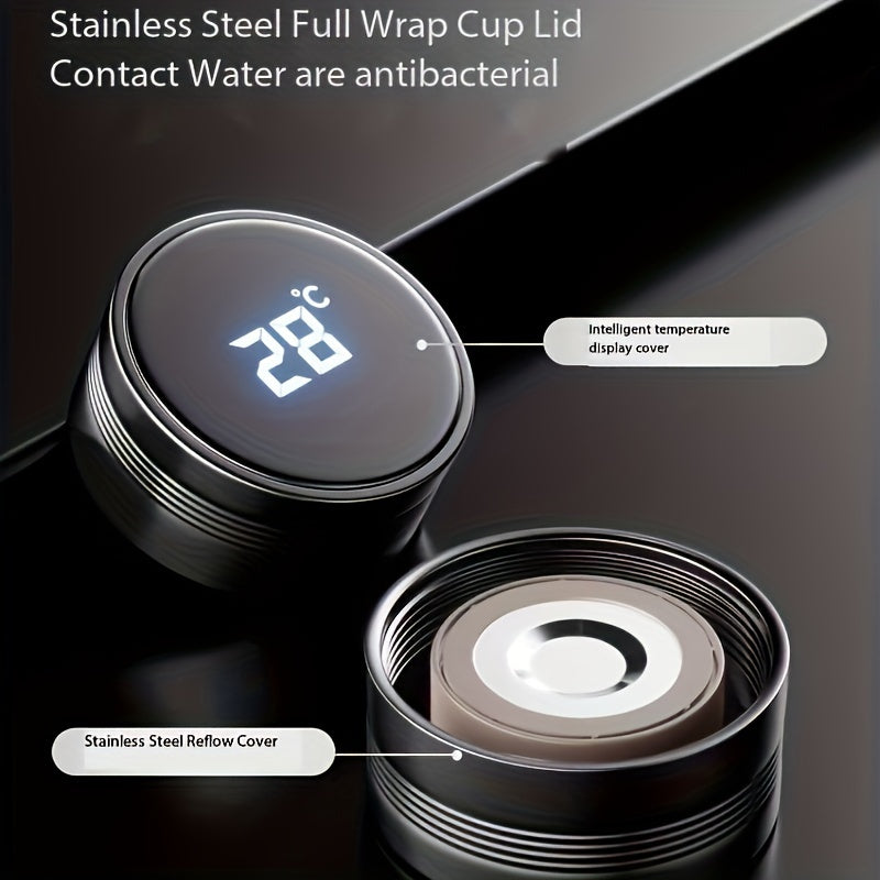 500ml Stainless Steel Water Bottle with Smart Temperature Display