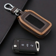 Unisex Pink & Brown Key Bag Storage for Car & Home