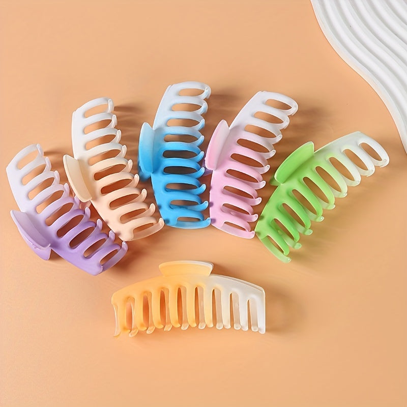 3pcs Gradient Candy Hair Claw Ponytail Holder