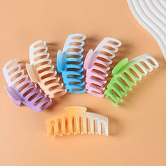 3pcs Gradient Candy Hair Claw Ponytail Holder