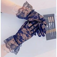 Short Lace Gloves Women Breathable Wedding Gloves