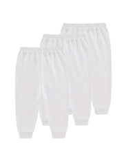 3Pcs set 0-24 Months Soft Cotton Baby Pants