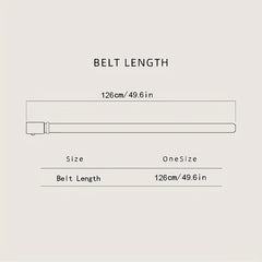 Men's Calfskin Leather Belt Automatic Buckle Waist Strap