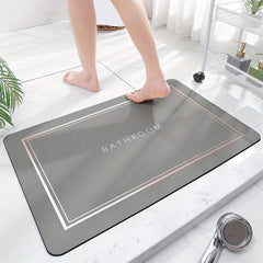 Absorbent Bathroom Floor Mat Quick Drying Non-slip Easy to Clean