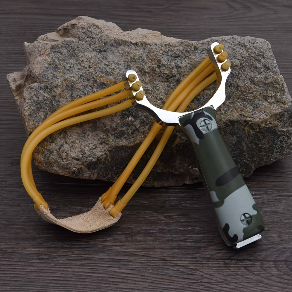 High Precision Camo Slingshot Toy For Outdoor Fun