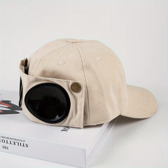 Vintage Aviator Sunglasses Baseball Cap Sun Hat Hip Hop Women