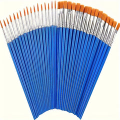 18pcs Artist Brushes Wooden Handles Acrylic Watercolor Painting