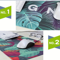 Abstract Geometry Shapes Mouse Pad for Office and Gaming