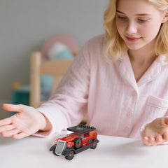 Classic Vintage Sports Car Building Blocks Set