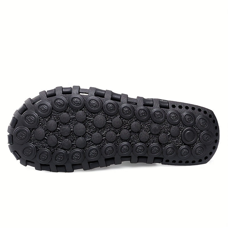 Men's Casual Driving Sandals Non slip Rubber Sole Shoes