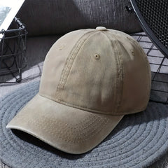 Unisex Cotton Baseball Cap Lightweight Distressed Dad Hat Casual Sun Hat