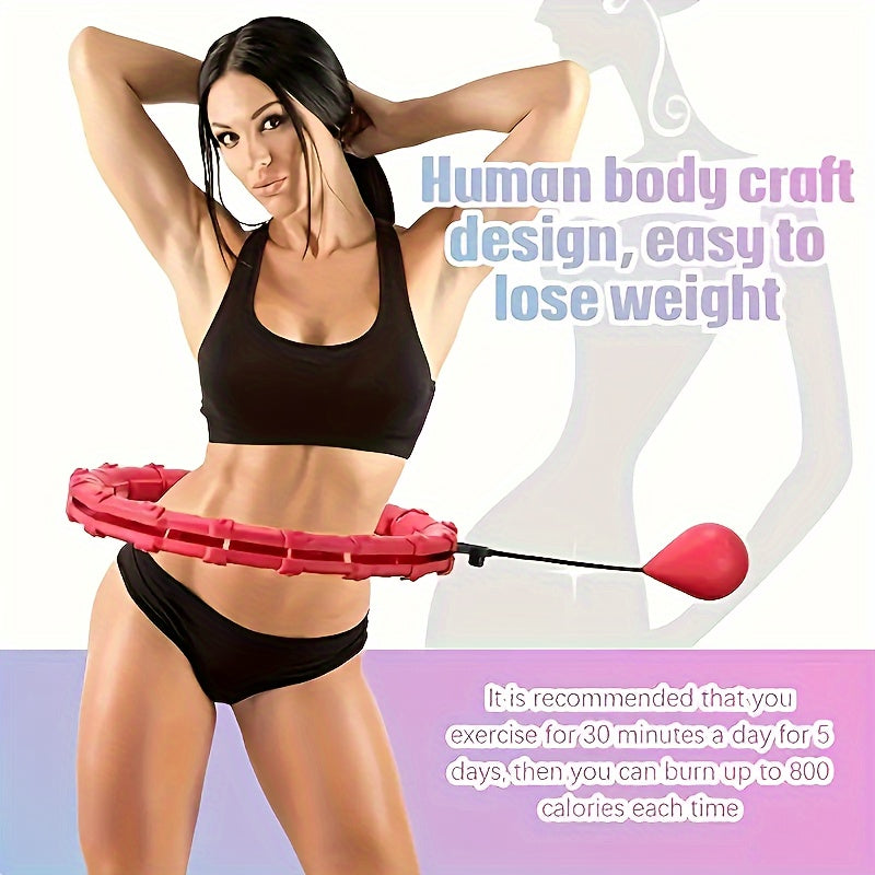 Detachable Fitness Hoop Pilates Ring for Thin Waist Weight Loss