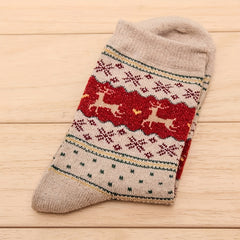 5 Pairs Wool Socks For Women Men Warm Crew Hiking Boot Socks