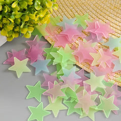 Kids Room Stars Luminous Stickers Set 100pc