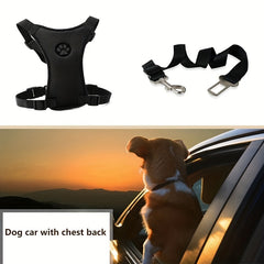 Functional Breathable Dog Harness for Safe Car Travel