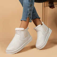 Women's Plush Slip On Snow Boots