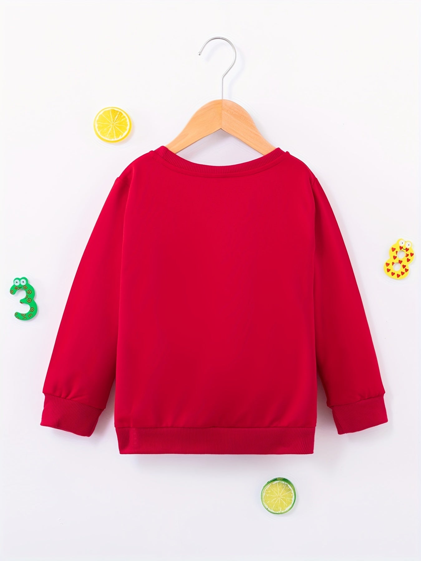 I Like My Daddy Letter Print Boys Sweatshirt