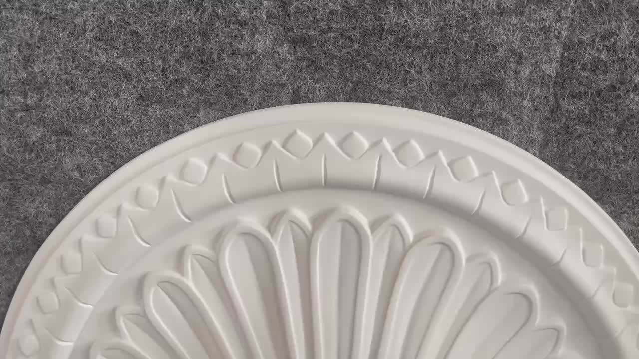 French Round Ceiling Style Decoration Lamp Plate