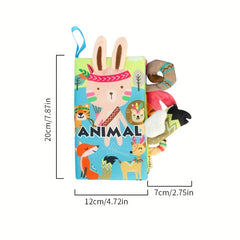 Baby Toddler Toys Tail Cloth Book Tear resistant Baby Cloth Book