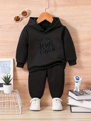 Toddler Baby Sweatshirt Set - THIS GIRL RUNS ON JESUS & COFFEE
