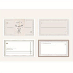 Tearable Non Sticky Note Paper 30 Sheets Per Book