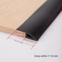 10-15mm PVC Self-Adhesive Floor Mat Flat Button Strip for Flooring Threshold Sea