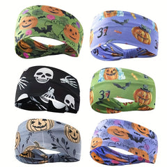 Skull Spider Web Halloween Hair Band Women Girls Hair Accessories