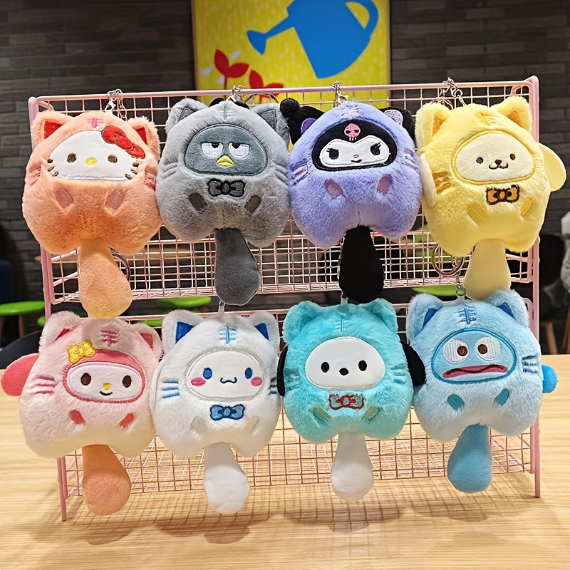 6" Soft Cartoon Anime Plush Keychain - Bag Charm Stuffed Animal