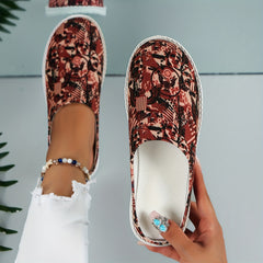 Women's Star & Striped Mule Sneakers Casual Slip On Shoes