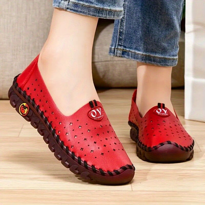 Women's Hollow Out Flat Slip On Shoes
