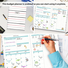 Budget Planner Expense Tracker Hardcover Monthly Budget Book