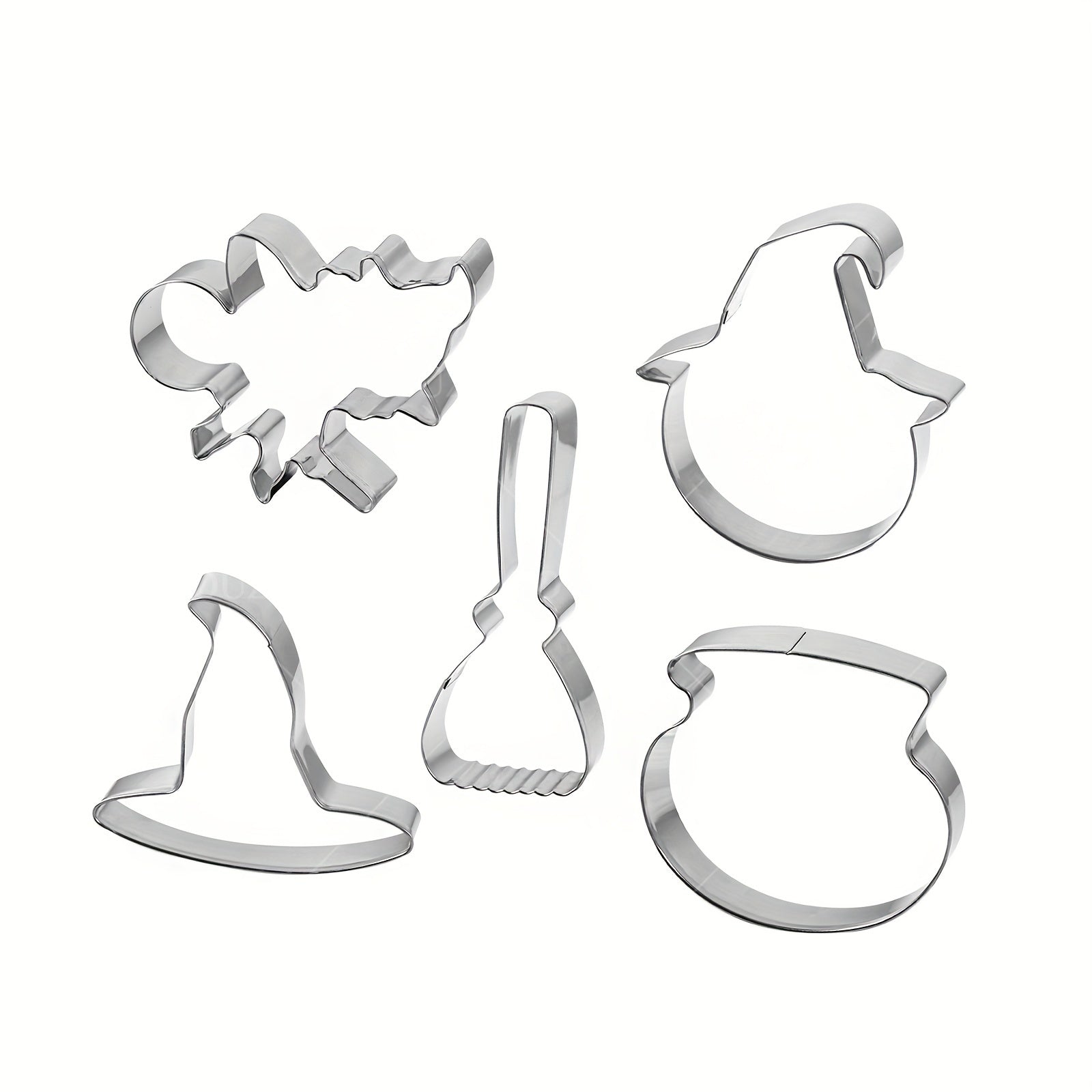 Stainless Steel Halloween Cookie Cutters Baking Kit
