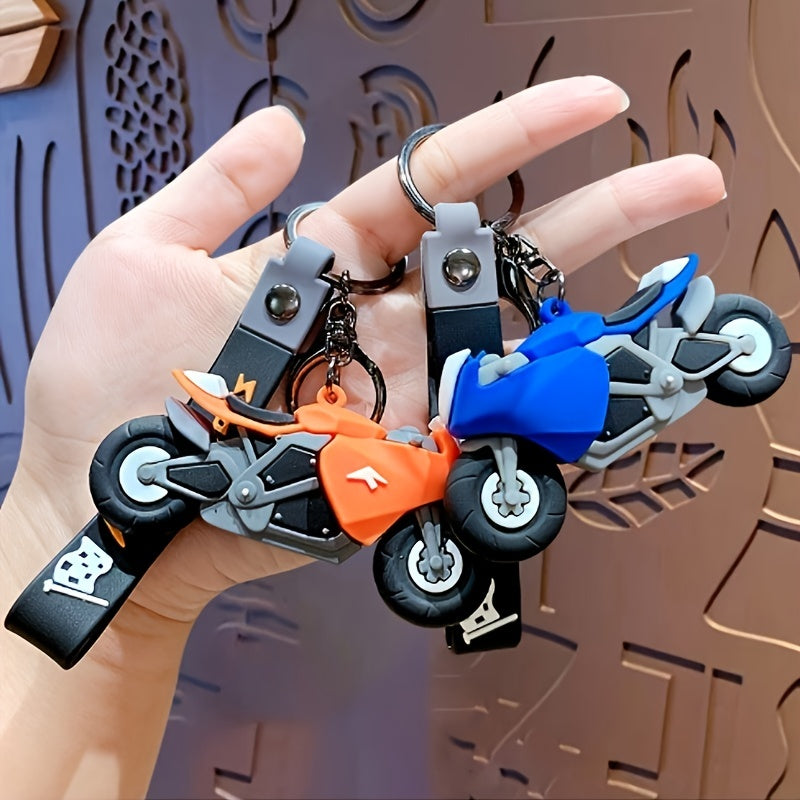 Cool Motorcycle Keychain Bag Charm Pendant Ornament