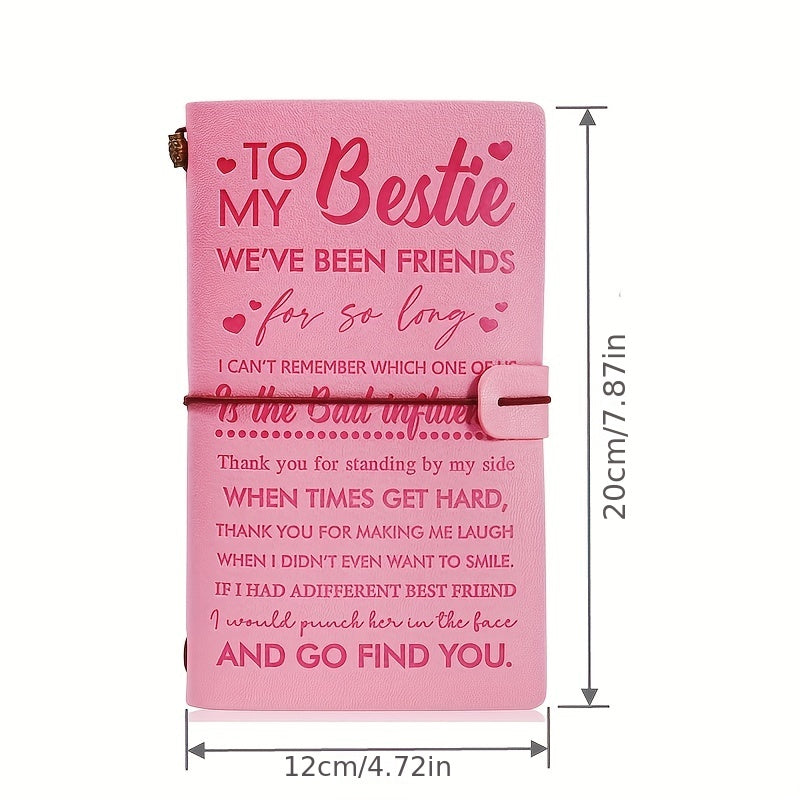 Pink Travel Guide Notebook for Friends and Sisters