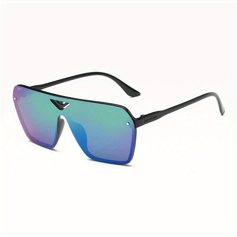 Photochromic One-piece Sunglasses for Women Men Drivers Outdoor UV400 Sun Shades