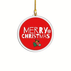7pcs Christmas Acrylic Hanging Decorations Set - Car Ornaments
