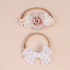 2 Pcs Baby Headbands Hairbands Elastics Hair Accessories For Baby Girls Newborn