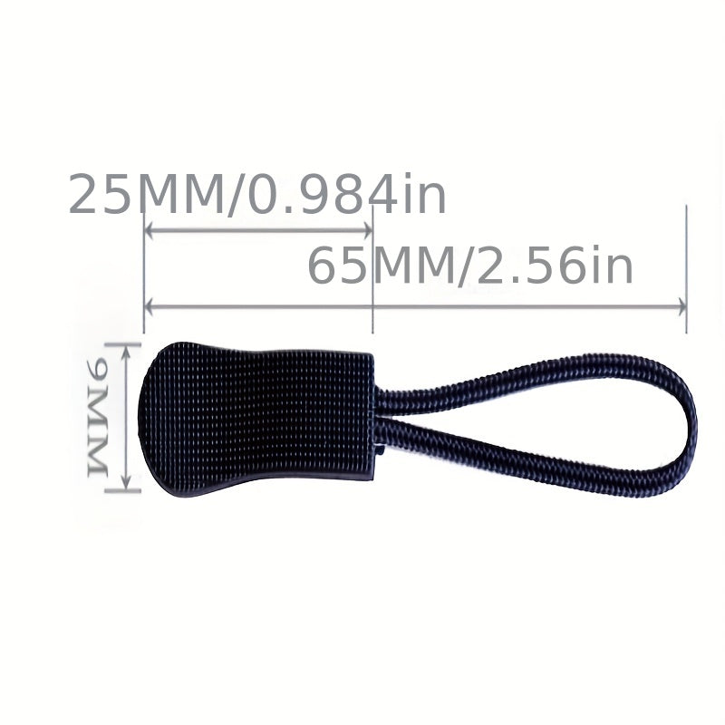 40pcs Mix Environmental Pull PU Zipper PVC Pull Head