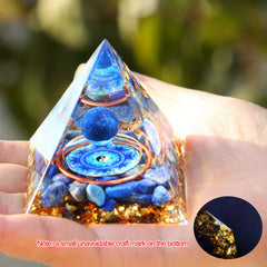Amethyst Natural Crystals Orgone Pyramid Healing Reiki Chakra Energy Meditation
