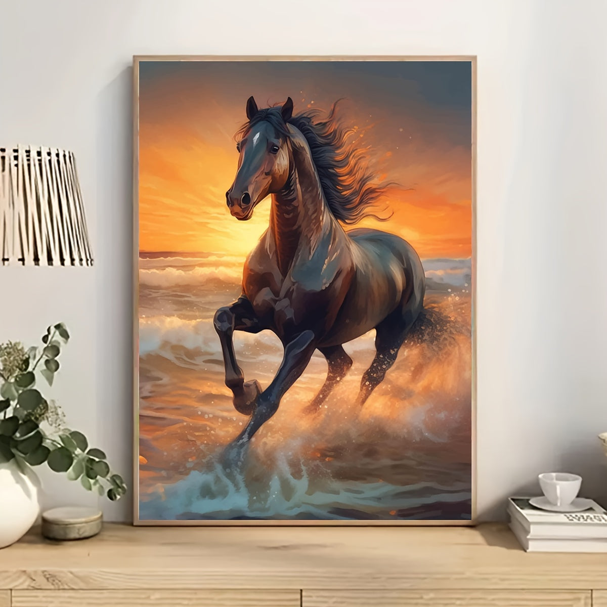 Horse Pattern Canvas Painting Poster Print Home Wall Art Decoration