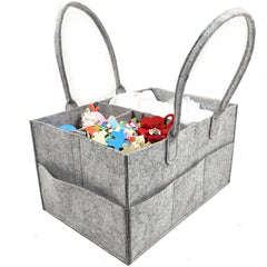 Stylish Felt Diaper Bag - Perfect for Mommy Shopping & Baby Supplies