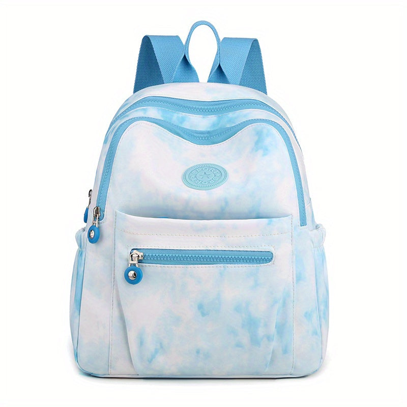 Purple Backpack Purse Preppy School Bag Women's Daypack
