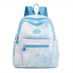 Purple Backpack Purse Preppy School Bag Women's Daypack