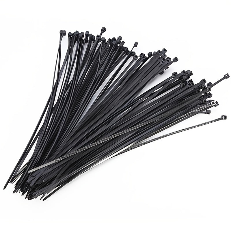 100pcs Self Locking Cable Ties for Organising Wires 0.9-14.99-19