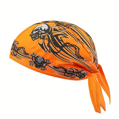 Unisex Breathable Head Wrap Pirate Hat for Outdoor Riding