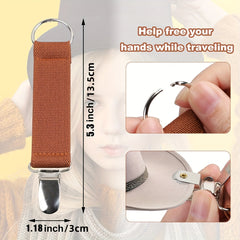 Elastic Hat Clip For Travel Handbag Backpack Luggage Hat Holder