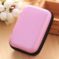 Portable Travel Earphone Bag Coin Purse Storage Box