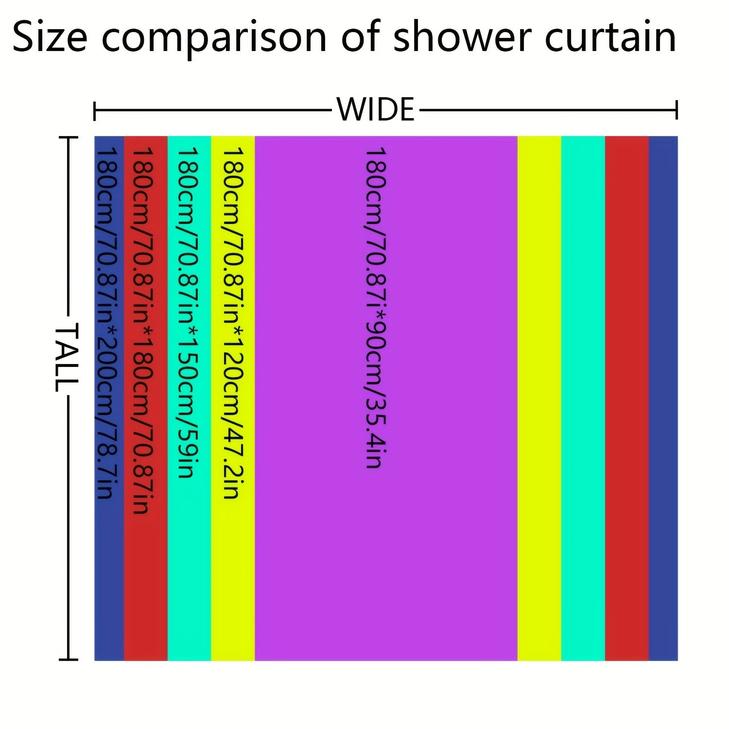 Floral Pattern Shower Curtain Waterproof Fabric Bathroom Decor