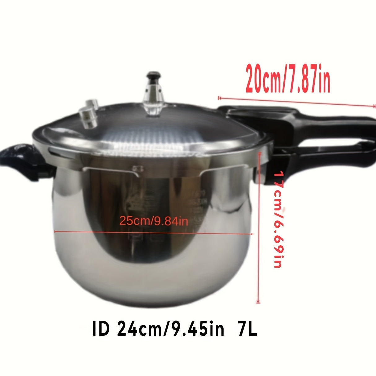 7L Stainless Steel Pressure Cooker Commercial Pressure Canner